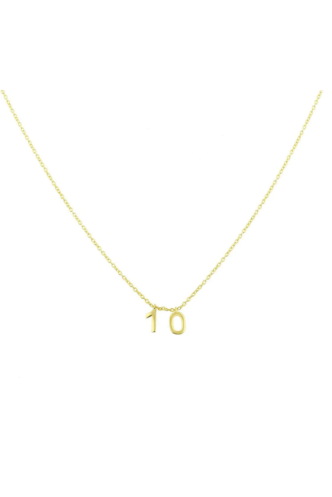 Personalized Number Necklace