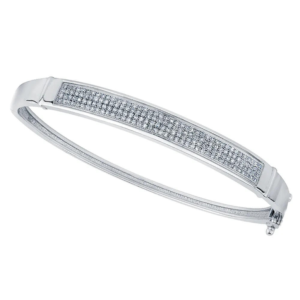 "PAIGE" PAVE DIAMOND BANGLE