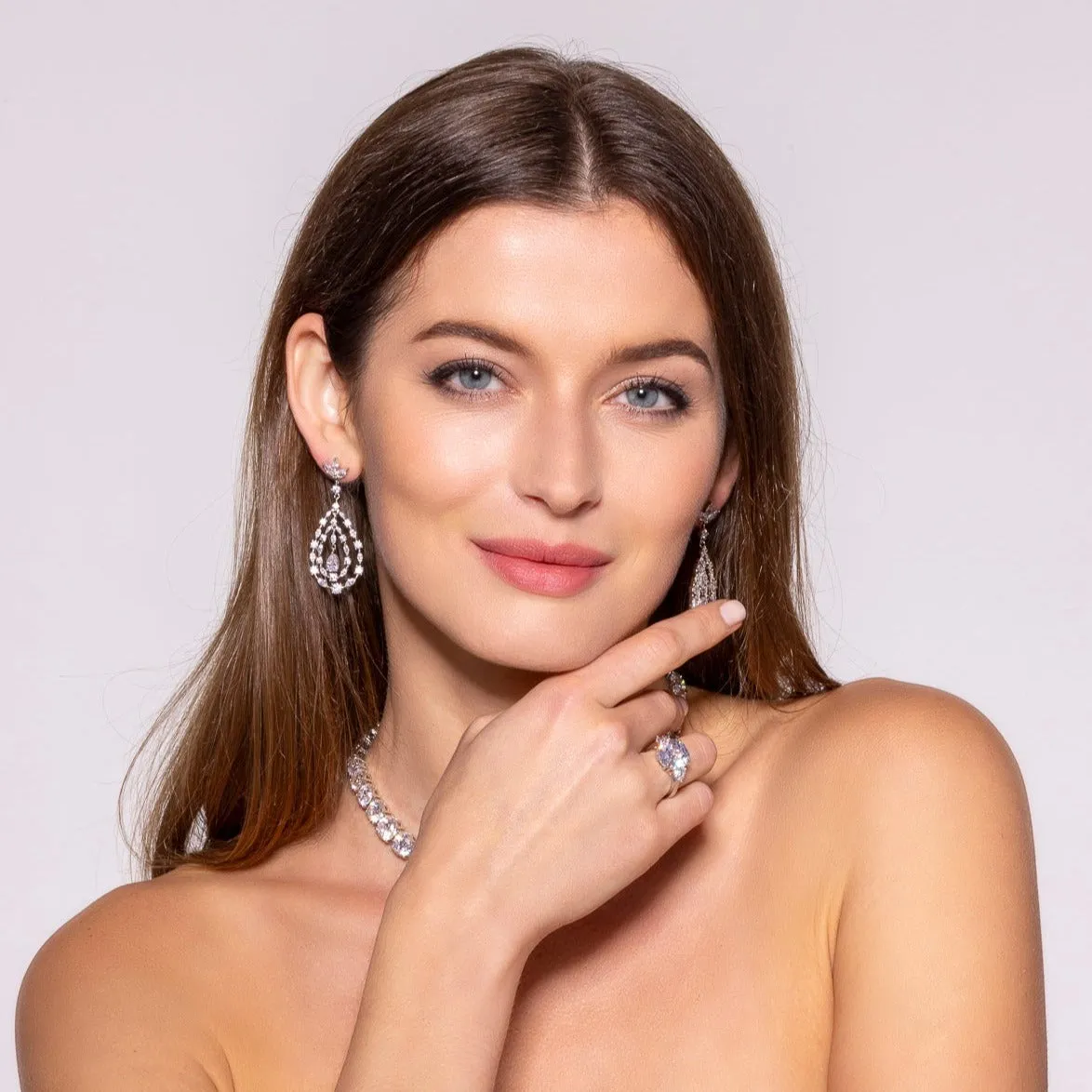 Retro Glamour Chandelier Earrings