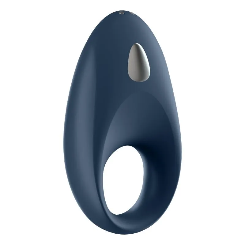 SATISFYER MIGHTY ONE VIBRATING RING WITH APP BLUE