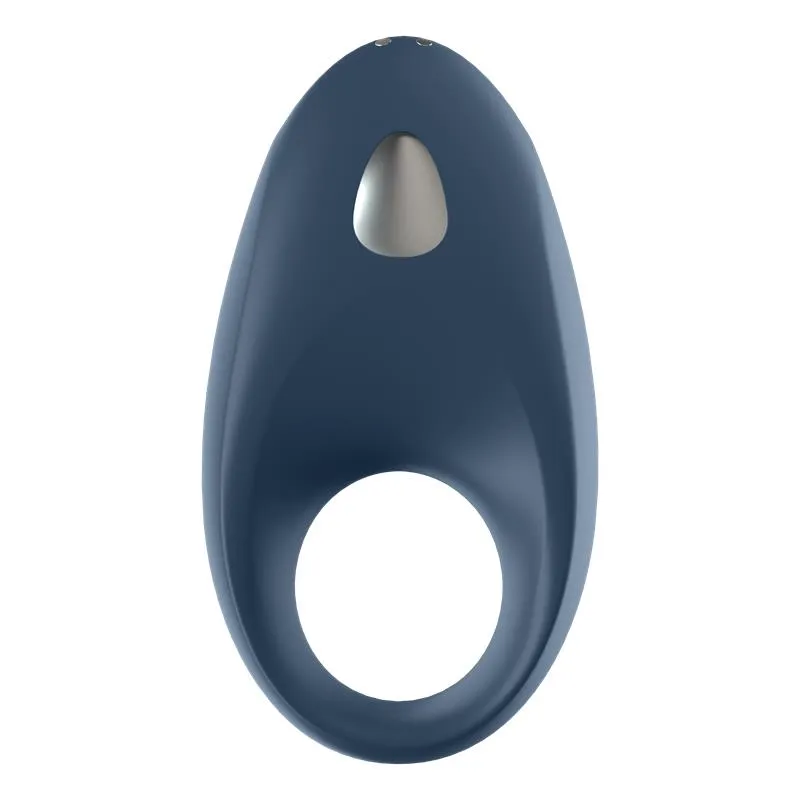 SATISFYER MIGHTY ONE VIBRATING RING WITH APP BLUE