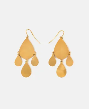SHORT EARRINGS "TREVI" GOLD