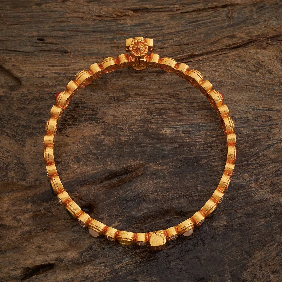 Silver Temple Bangle 173401