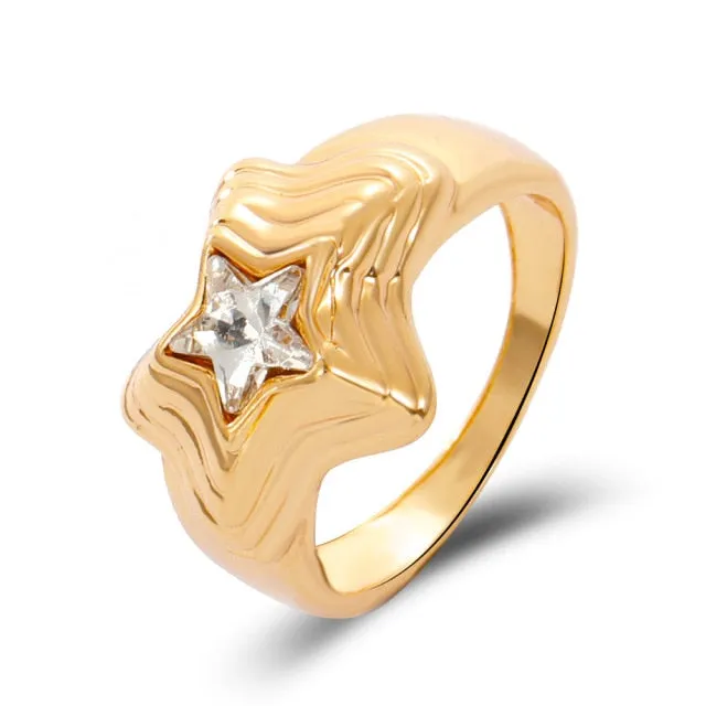 Stainless Steel chunky rings