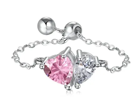 Sterling Silver Prism Fashion All-match Design Ring