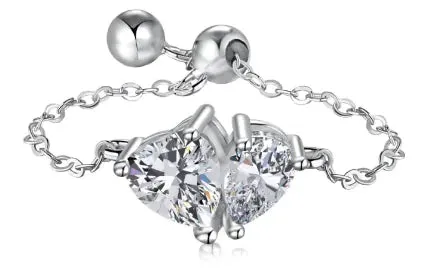 Sterling Silver Prism Fashion All-match Design Ring
