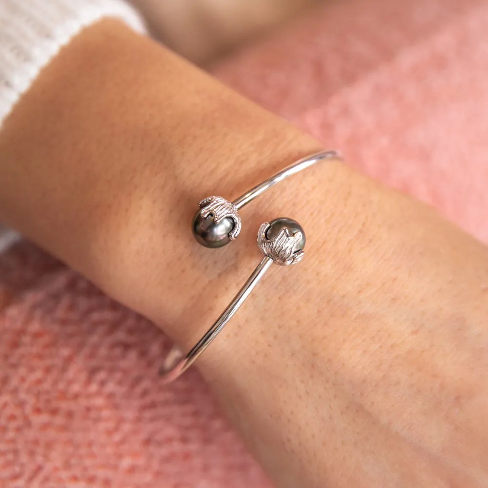 Tahitian 9-10mm Pearl Bangle 60mm diameter