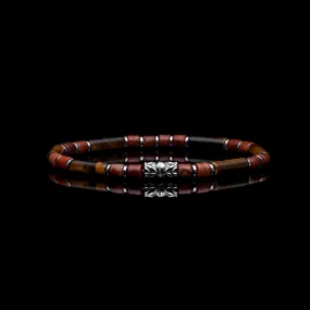 The Volcano| Red Jasper Beaded Bracelet
