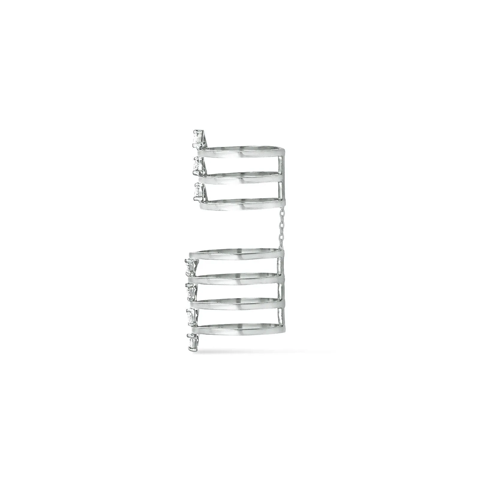 Trillion Full Finger Ring