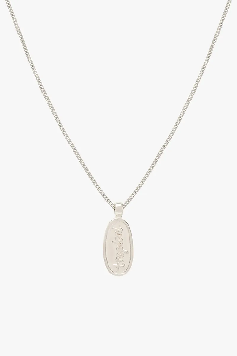 Tropical pendant silver