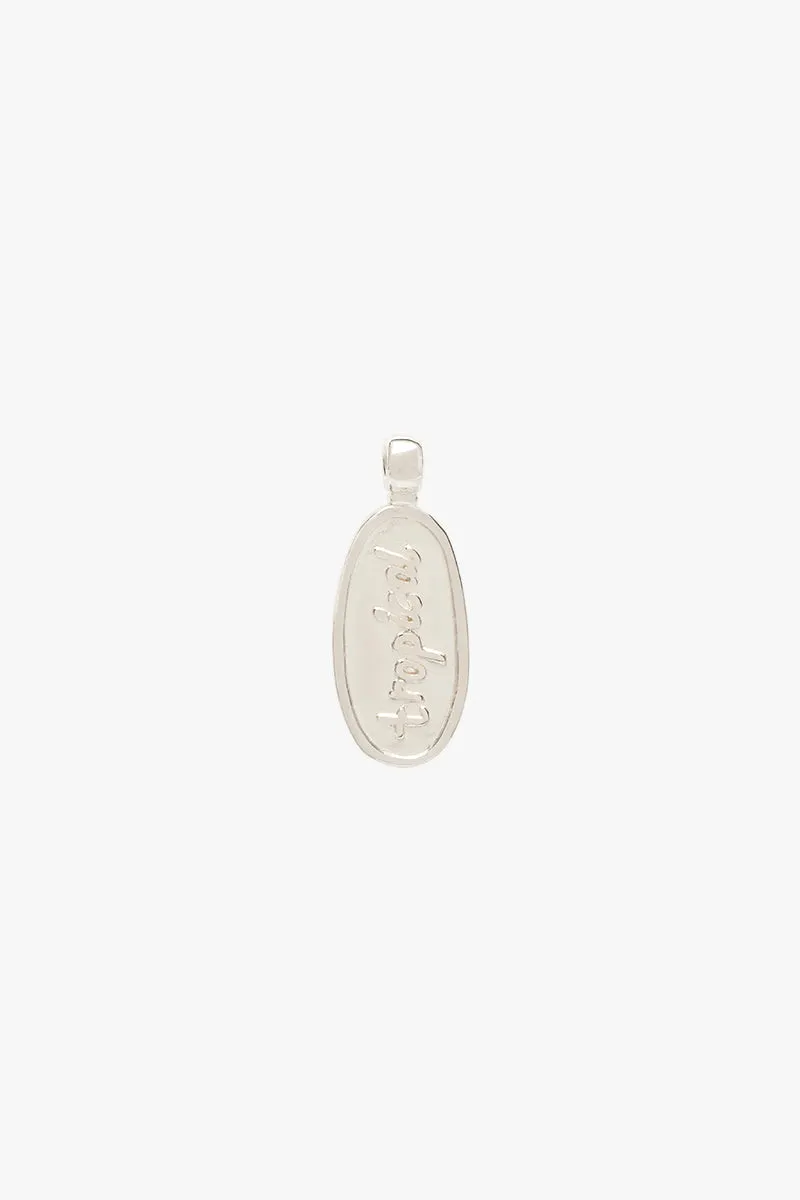 Tropical pendant silver