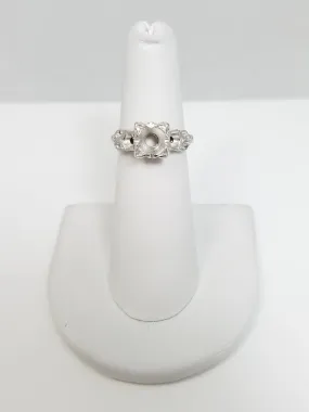 Vintage Platinum Ring Mount *To Restore*