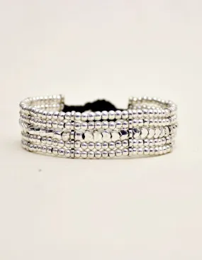 Woven Heart Alloy Bracelet